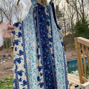 Sundance Sea Blossoms Summer Halter dress XL